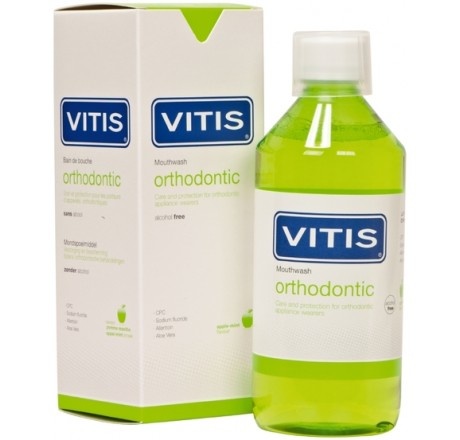 3x Vitis Orthodontic Mondwater 500 ml