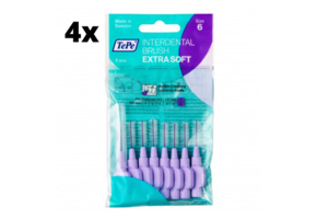 TePe Extra Soft Lichtlila 1,1mm - 4 x 8 stuks - Voordeelverpakking