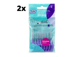 TePe Ragers Paars 1,1mm - 2 x 8 stuks - Voordeelverpakking