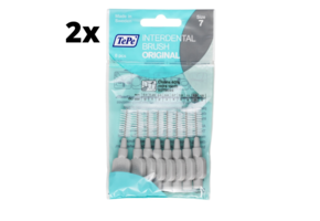 TePe Ragers Grijs 1,3mm - 2 x 8 stuks - Voordeelverpakking