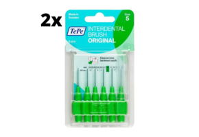 TePe Ragers Groen 0,8mm - 2 x 6 stuks - Voordeelverpakking