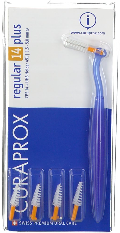 Curaprox ragers met houder CPS 14 regular plus