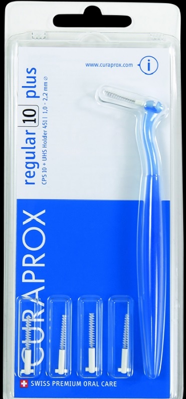 Curaprox ragers met houder CPS 10 regular plus
