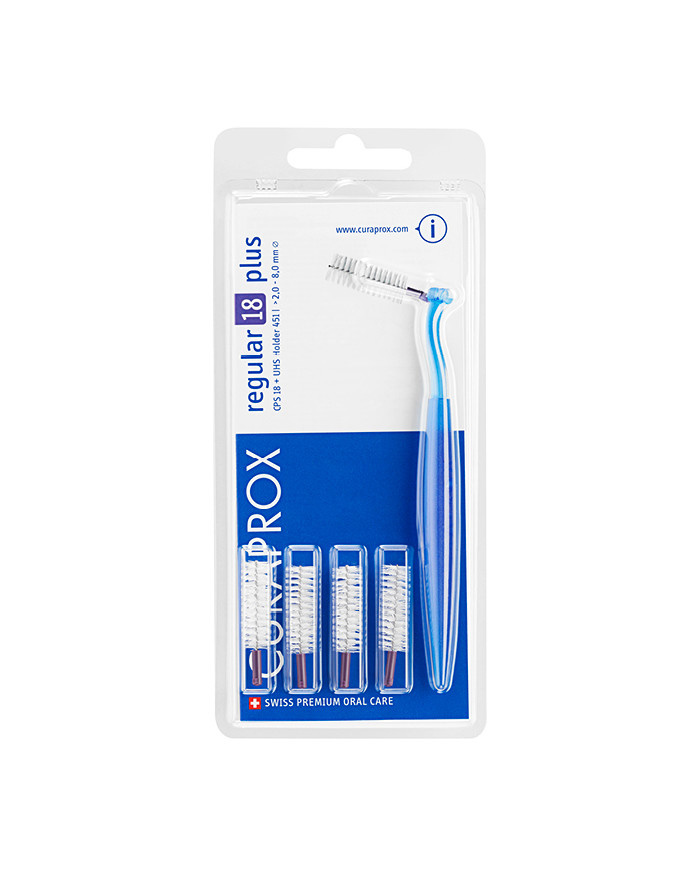Curaprox ragers met houder CPS 18 regular plus