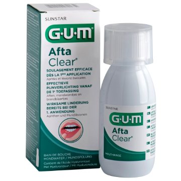 2x GUM AftaClear Mondwater 120 ml