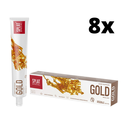 Splat Special Gold Tandpasta - 8 x 75 ml - Voordeelverpakking