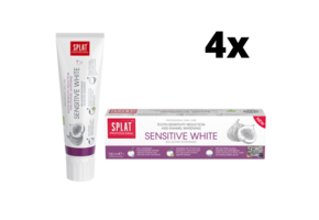 Splat Professional Sensitive White Tandpasta - 4 x 100 ml - Voordeelverpakking