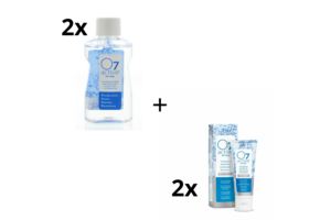 O7 Active Mondverzorging Pakket - 2x Whitening Tandpasta & 2x Mondwater
