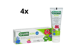 GUM Kids Tandpasta (2-6 jaar) - 4 x 50 ml - Voordeelverpakking