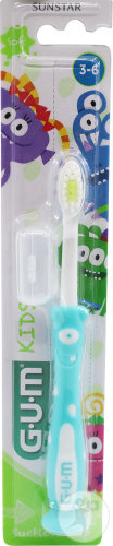 8 x GUM Kids Tandenborstel (2-6 jaar) Groen/Blauw