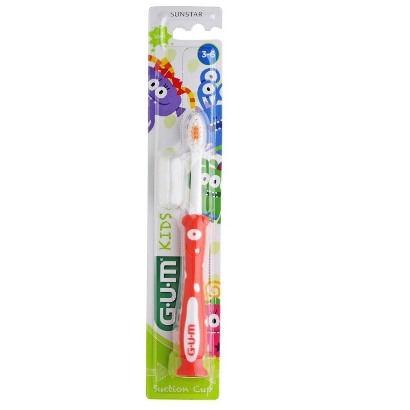 2 x GUM Kids Tandenborstel (2-6 jaar) Rood/Paars