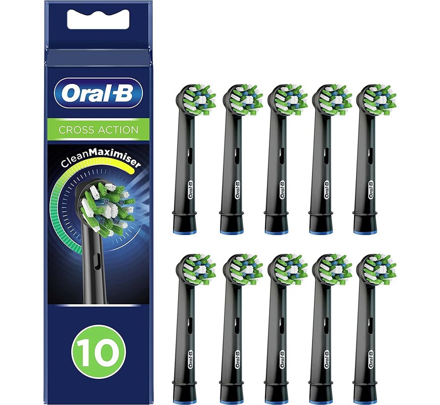 Oral B CrossAction CleanMaximiser opzetstukjes zwart Kiesrijk