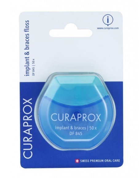 Curaprox Flosdraad DF 845 implant & braces - 50x