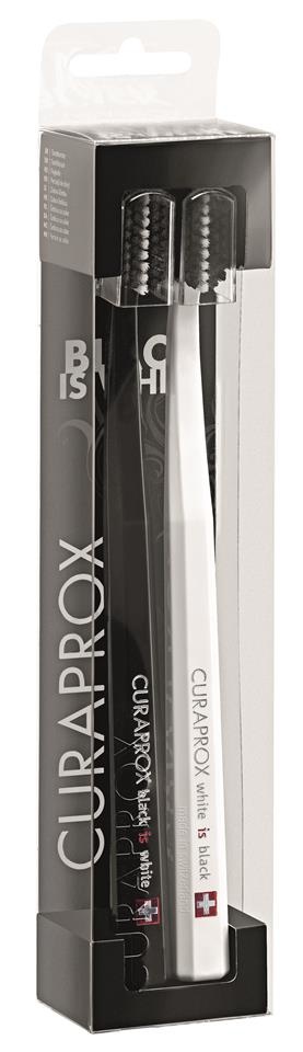Curaprox CS 5460 Black is White Duo Tandenborstels - zwart/wit