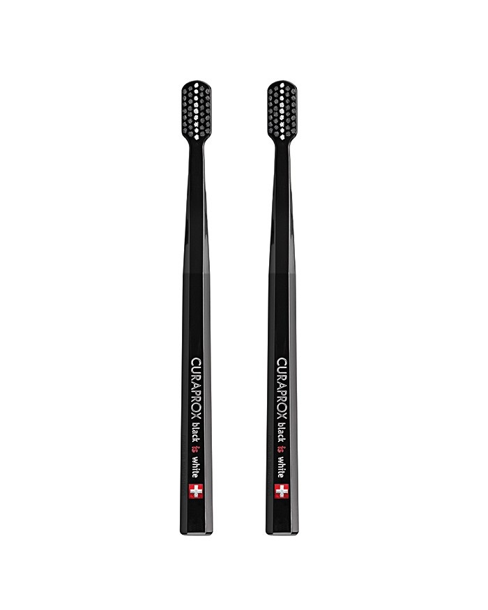 Curaprox Tandenborstels CS 5460 Black is White Duo - zwart/zwart
