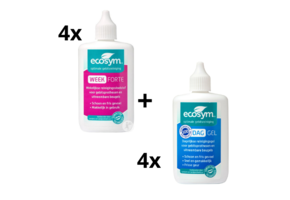 4x Ecosym Weekbehandeling + 4x Dagbehandeling gel - 8x 100 ml