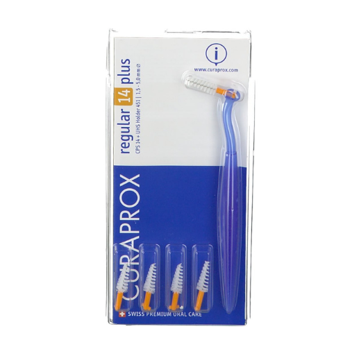 Curaprox ragers met houder CPS 14 regular plus