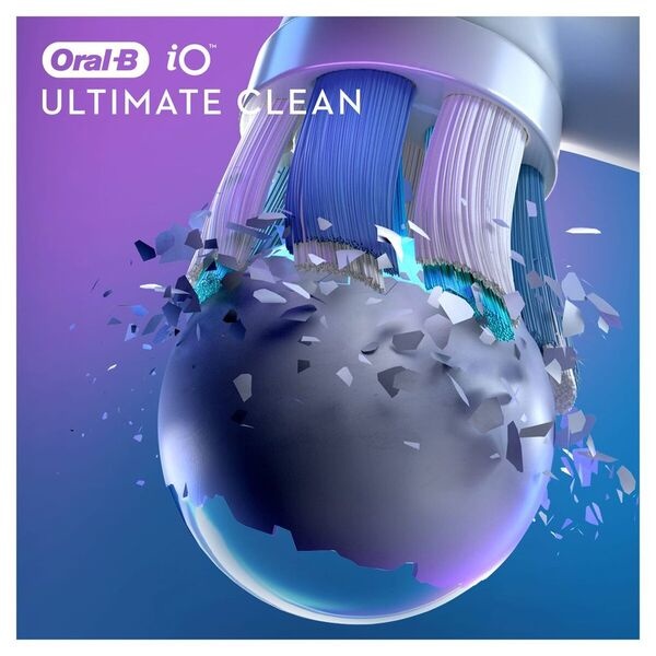 Oral-B iO Ultimate Clean - Opzetborstels - Zwart - 2 Stuks
