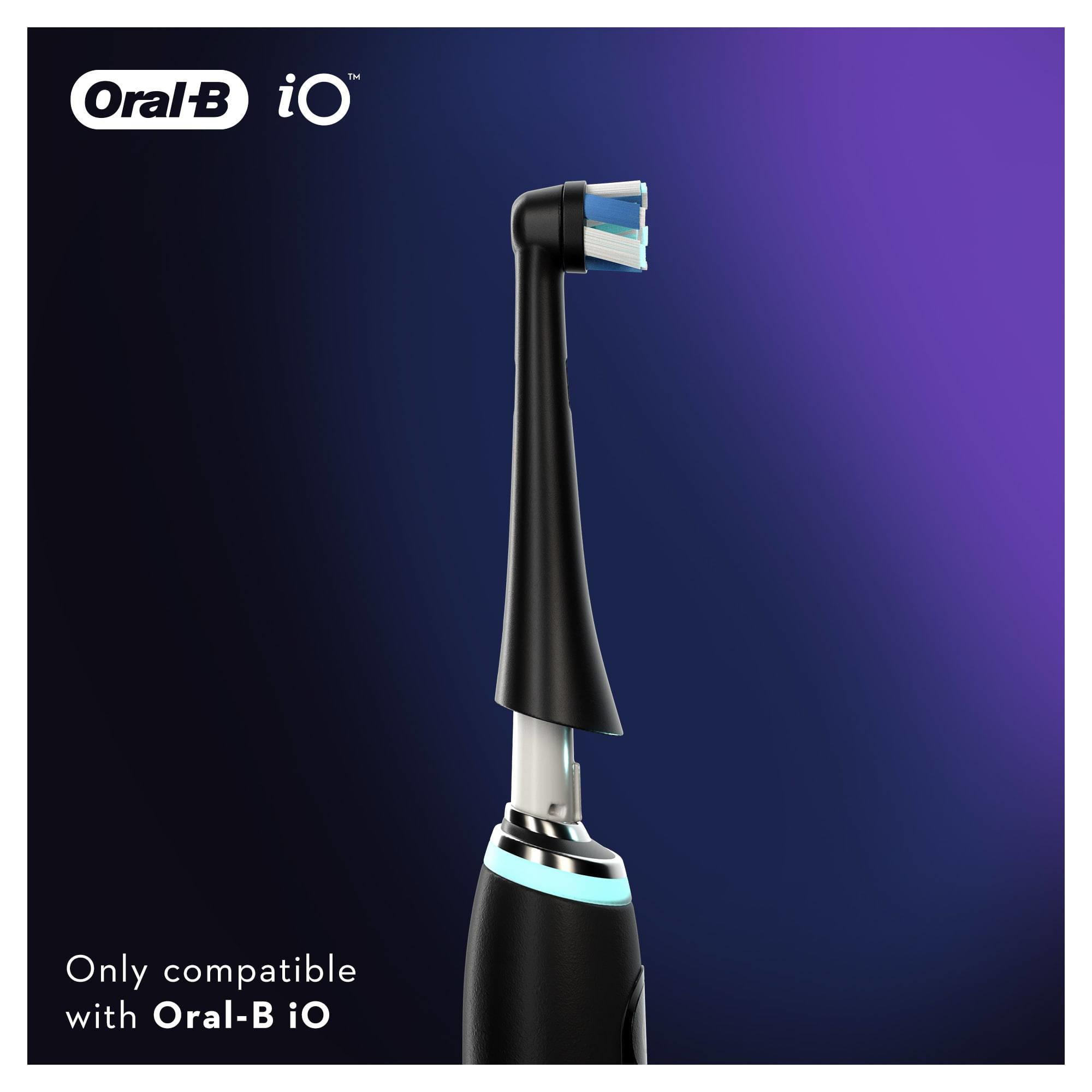 Oral-B iO Ultimate Clean - Opzetborstels - Zwart - 2 Stuks