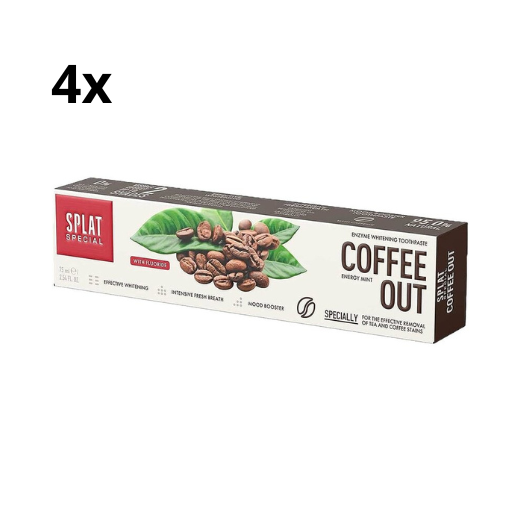 Splat Tandpasta Special Coffee Out - 4 x 75 ml - Voordeelverpakking
