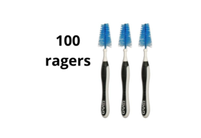 GUM Trav-ler Ragers 2.6mm Zwart - 2 x 50 stuks - Voordeelverpakking