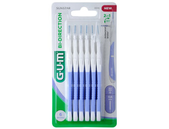 GUM Bi-Direction 0.6 mm Lila - 6 stuks