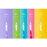 GUM Bi-Direction 1.4 mm Geel - 6 stuks