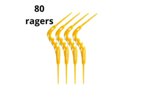 Lactona FlexPicks 2in1 XS/S Geel - 4 x 20 stuks - Voordeelverpakking