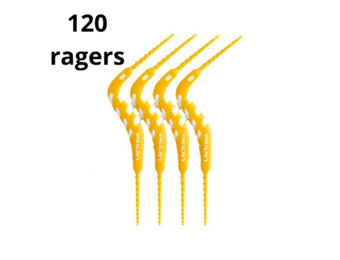 Lactona FlexPicks 2in1 XS/S Geel - 6 x 20 stuks - Voordeelverpakking