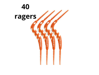 Lactona FlexPicks 2in1 M/L Oranje - 2 x 20 stuks - Voordeelverpakking