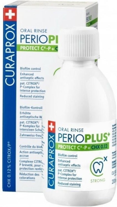 2x Curaprox Mondspoeling Perio Plus+ Protect CHX 0.12% 200 ml