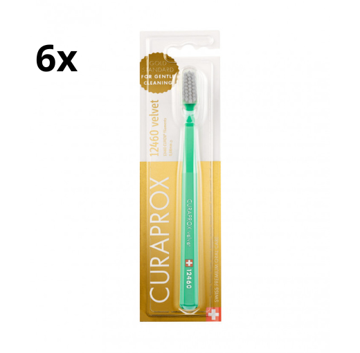 6x Curaprox CS 12460 Velvet Tandenborstel - Voordeelverpakking