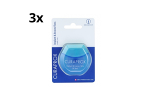 Curaprox DF 845 implant & braces Flosdraad - 3x 50 stuks - Voordeelverpakking