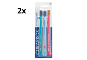 2x Curaprox CS 5460 Ultra Soft Tandenborstels Multipack - 3 stuks