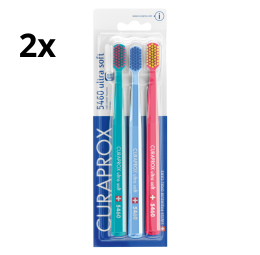 2x Curaprox CS 5460 Ultra Soft Tandenborstels Multipack - 3 stuks