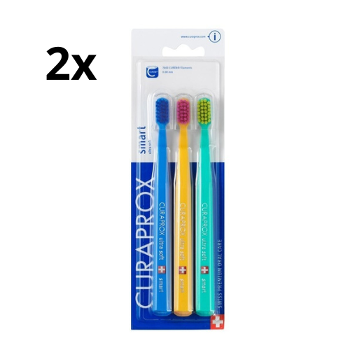 2x Curaprox CS Smart Tandenborstels Multipack - 3 stuks
