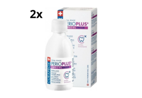 Curaprox Perio Plus Forte CHX 0.20 Mondspoeling - 2 x 200 ml - Voordeelverpakking