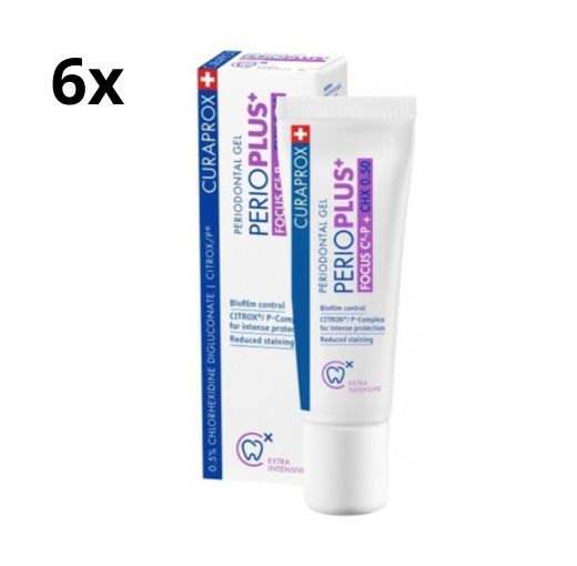 Curaprox Perio Plus Focus Tandgel - 6 x 10 ml - Voordeelverpakking