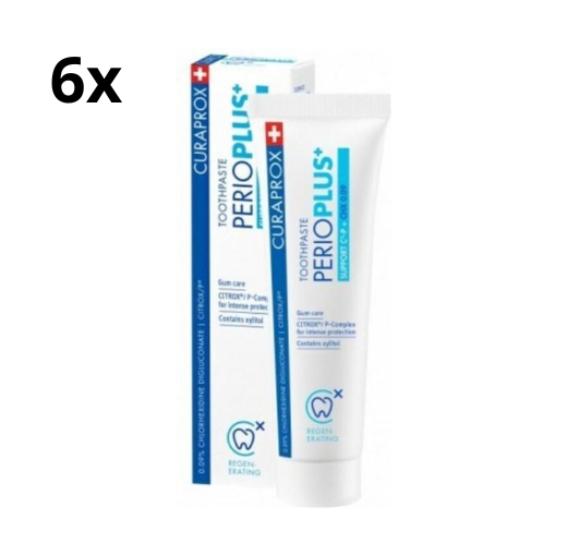 Curaprox Perio Plus Support Gel CHX 0.09 - 6 x 75 ml - Voordeelverpakking