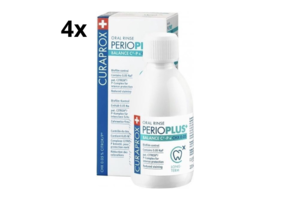 Curaprox Perio Plus Balance CHX 0.05 Mondspoeling - 4 x 200 ml - Voordeelverpakking