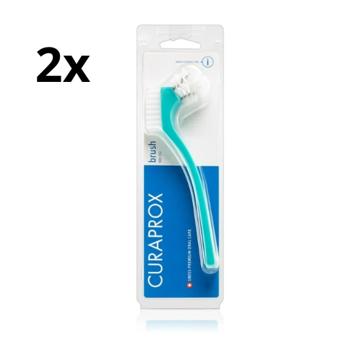 2x Curaprox BDC 152 Protheseborstel - Mint