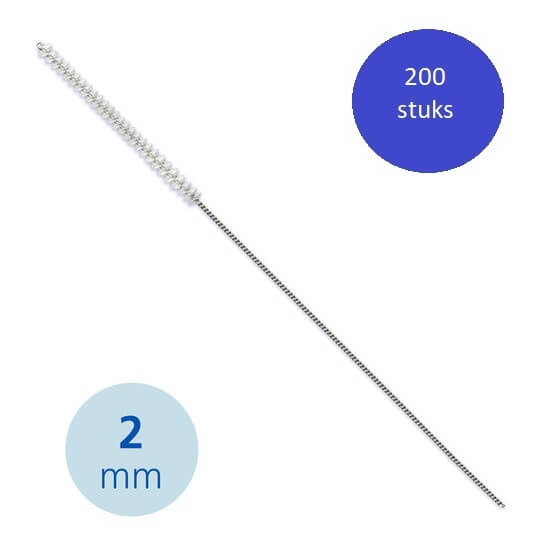 Lactona Interdental Cleaners Xxx-Small 2mm Zilver - 200 stuks - Voordeelpakket