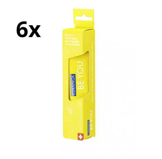 Curaprox Be You Tandpasta Rising Star - 6 x 60 ml - Voordeelverpakking
