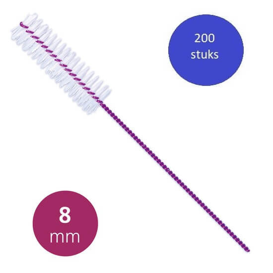 Lactona Interdental Cleaners Large 8mm Paars - 200 stuks - Voordeelpakket