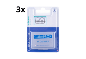 3x Curaprox Ortho Wax on Braces - 7 stuks - Voordeelverpakking