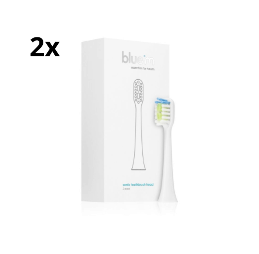 Bluem Opzetborstels Sonic+ - 2 x 2 stuks - Voordeelverpakking