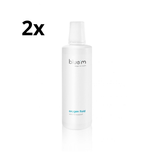 2x BlueM Oxygen Fluid Mondwater 500ml - Voordeelverpakking