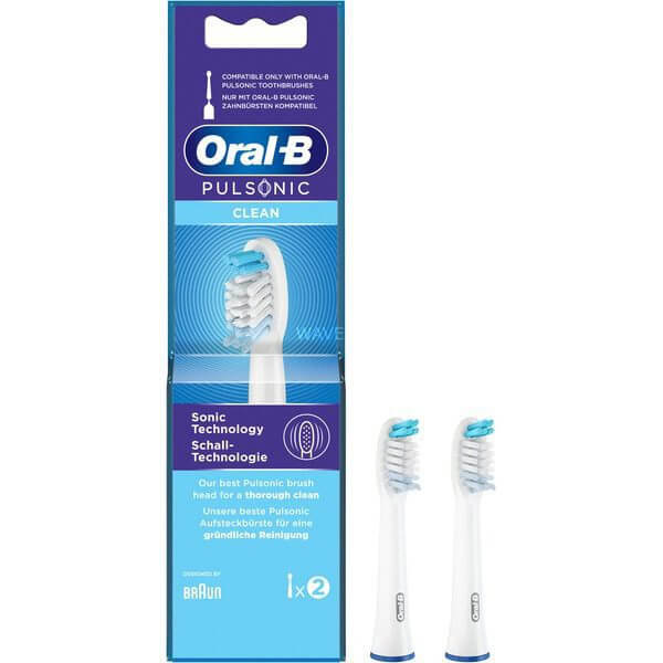 Oral B Pulsonic Clean Opzetborstels - 2 stuks