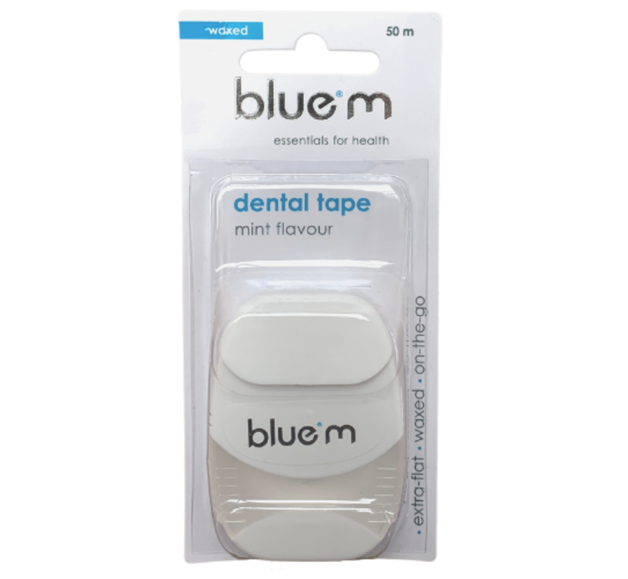 Blue M Dental Floss Tape 50 meter Kiesrijk