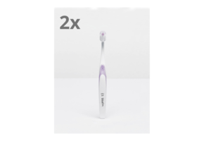 Bluem Kids Ultrazacht Tandenborstel - Lila roze - 2 stuks